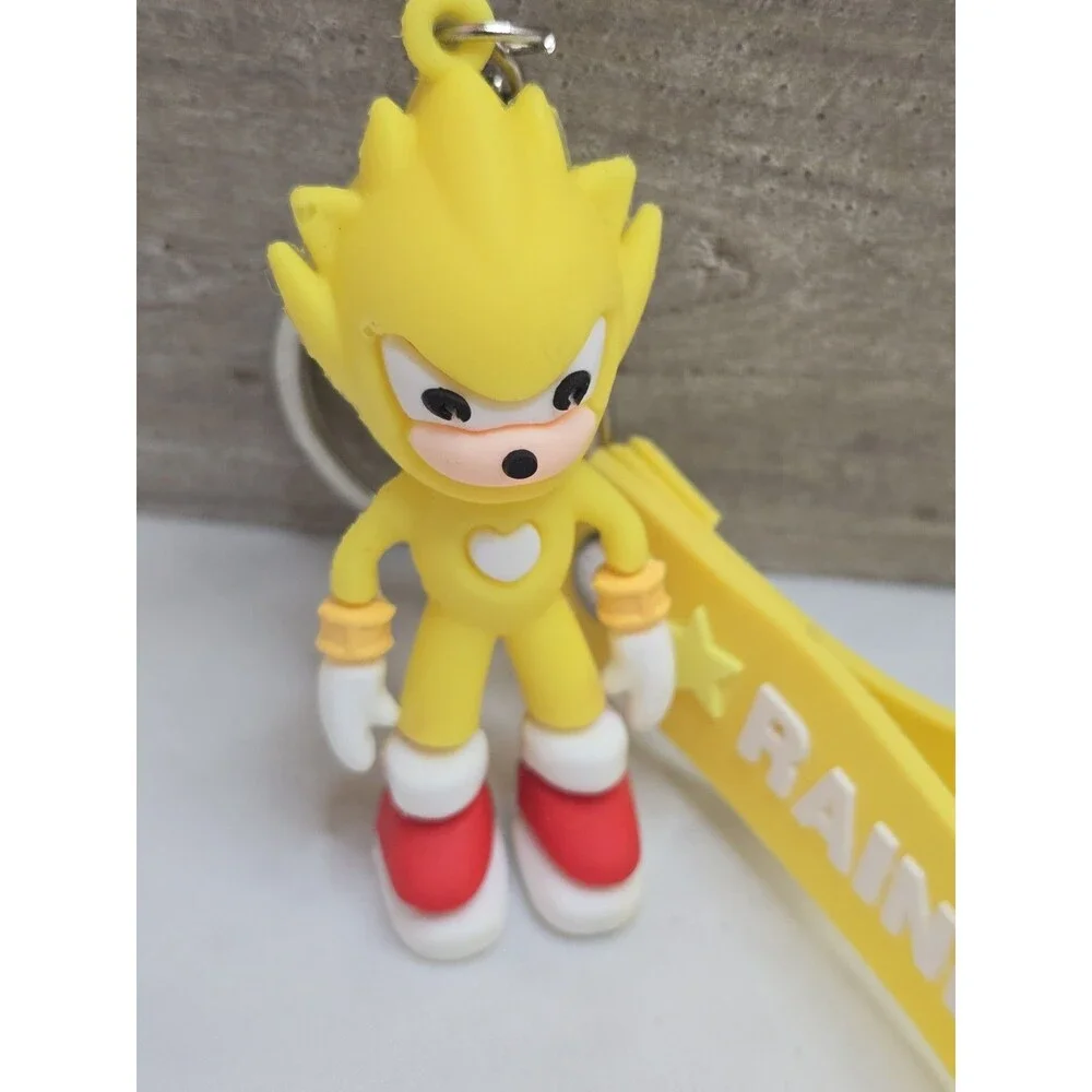 Novelty Sonic Keyring Stocking Filler Based Gift Pendant Bag Charm Hedgehog